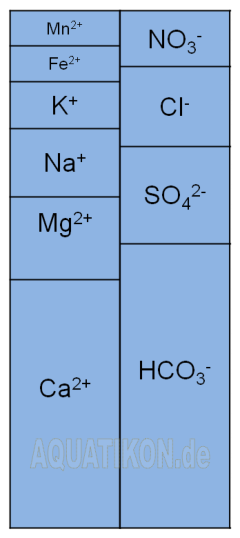 Ladungsbilanz eines Wassers